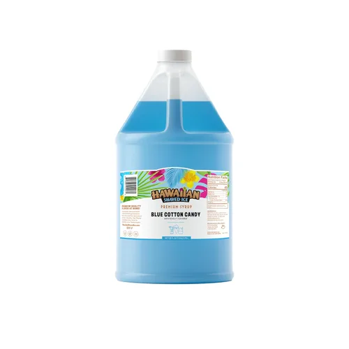 Vista 17 de Hawaiian Shaved Ice Jarabe de un galón, sabor sangre de tigre, excelente para granizados, sodas italianas, paletas heladas y más, no necesita