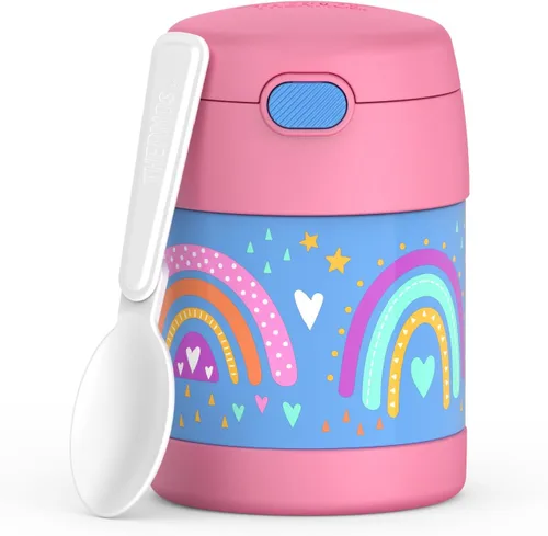 Vista 39 de THERMOS FUNTAINER - Tarro de comida para niños con cuchara, 10 onzas, Baby Shark