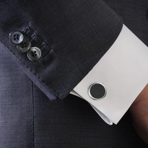 Vista 5 de Gemelos para hombres, camisa de esmoquin de acero inoxidable 316L, accesorios únicos de negocios, novio, boda, negro, plata, oro, joyería para hijo