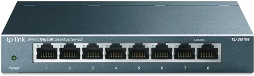 Vista 14 de TP-Link TL-SG105, conmutador Ethernet Gigabit no administrado de 5 puertos, concentrador de red, divisor Ethernet, Plug & Play, diseño de metal sin