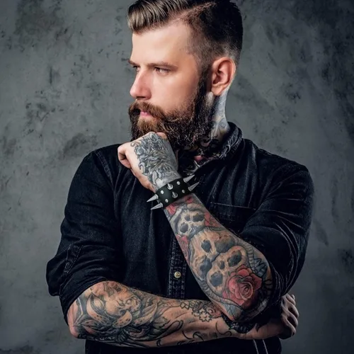 Vista 5 de Sanfenly Conjunto de joyería gótica para mujeres y hombres Cool Punk negro PU cuero remache tachonado gótico gargantilla collar collar pulseras