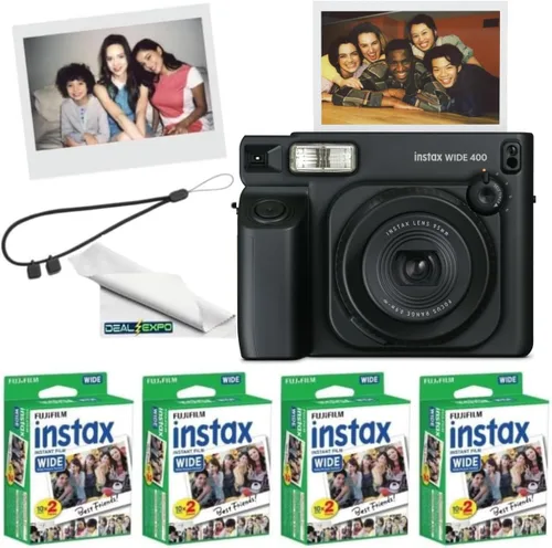 Vista 11 de FUJIFILM Cámara Instax Wide 400 Instant Film - Negro