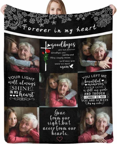 Vista 11 de Manta personalizada para adultos, manta de fotos personalizada para parejas, familia, niños, mascotas, regalo para cumpleaños, aniversario, Navidad