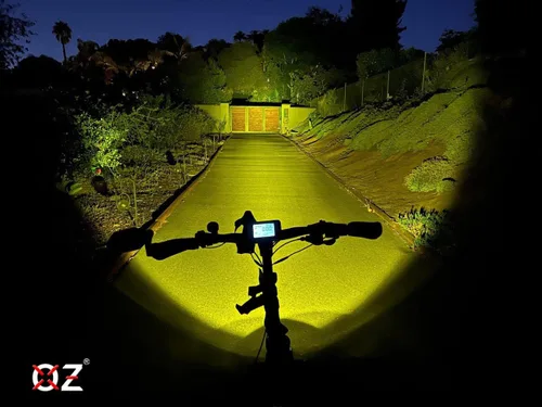Vista 7 de E-Bike Faro LED de alto rendimiento neón fluorescente amarillo Offroad DRL 60V