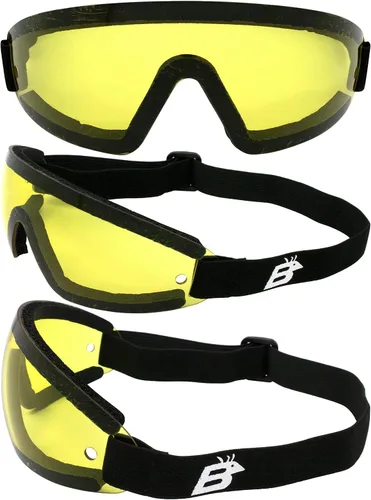 Vista 4 de Birdz Gafas de la serie Wing (transparente, azul, amarillo, lente ahumada, juego de 4)