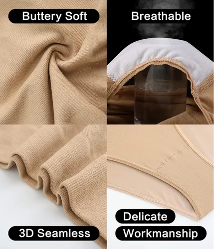 Vista 5 de Fajas de maternidad sin costuras, bragas con soporte para el vientre para vestidos y pantalones, ropa interior de embarazo de cintura alta, S-XXXL