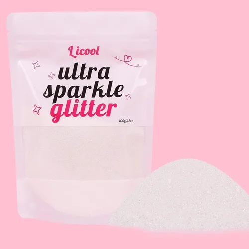 Vista 18 de Purpurina fina holográfica, 3.5 onzas / 3.5 onzas, paquetes de polvo de purpurina extrafina para resina, purpurina artesanal para vasos, fabricación