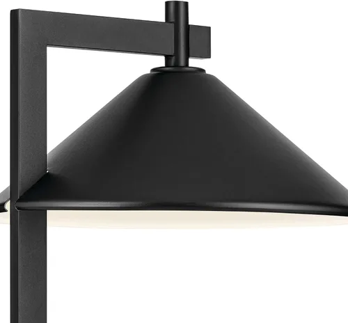 Vista 3 de Ripley 49063BKT - Luz de poste para exteriores de 16 pulgadas, color negro, para entradas y pasillos, cumple con el cielo oscuro (16 x 12 pulgadas)