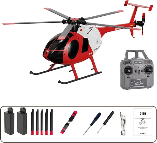 Vista 7 de 13.189 in MD500 C189 Helicóptero de control remoto Aeronave Agregar Posicionamiento de flujo óptico Escala 1/28 RC Heli Mantener la posición