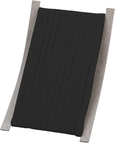 Vista 33 de Airisoer Banda elástica de 1/2 pulgada para costura, bandas elásticas de alta elasticidad de 12 yardas para cinturas, pantalones, ropa y Negro