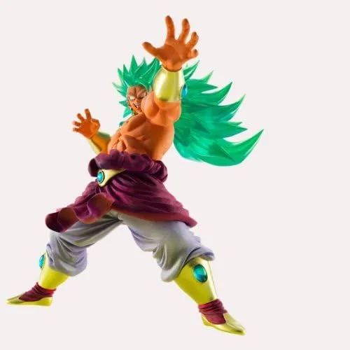 Vista 7 de Dragon Ball Kai Hybrid Grade Super Saiyan 3 Broly Exclusiva Figura de 6.6 pulgadas