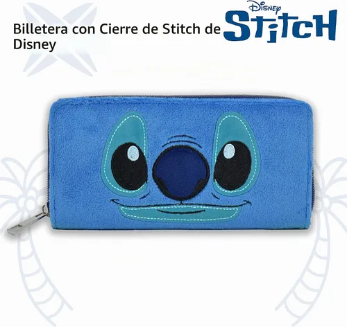 Vista 2 de Disney Lilo and Stitch - Cartera con cremallera, cremallera alrededor