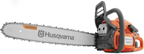Vista 12 de Husqvarna Motosierra de gas 450S Rancher de 50.2 cc 3.2 HP, motor X-Torq de 2 ciclos, motosierra de 20 pulgadas con engrasador automático, para poda