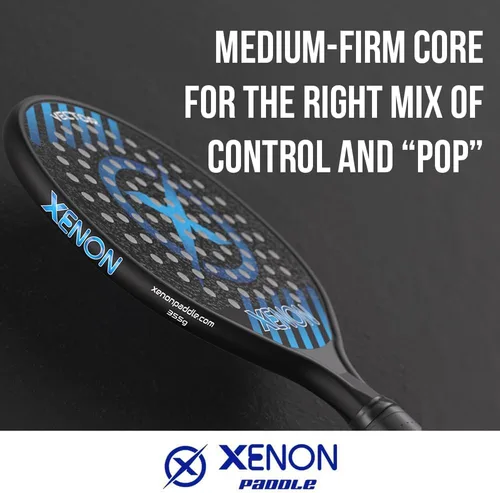 Vista 4 de Vector Light Paddle Tennis Racket By Xenon Paddle Púrpura