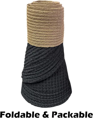 Vista 4 de Sombrero de visera de ala ancha para mujer, para verano, playa, deportes, golf, tenis, plegable