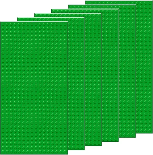 Vista 16 de EKIND 2 placas base clásicas de 5 x 10 pulgadas, compatibles con ladrillos de juguete de las principales marcas, fomenta la lógica y la creatividad