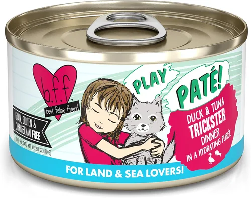Vista 32 de Weruva B.F.F. Play - Best Feline Friend Paté Lovers, Aw Yeah!, T.T.Y.L. de atún y pavo con atún y pavo, lata de 2.8 onzas (paquete de 12)