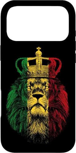 Vista 22 de Rasta Lion of Judah Rastafarian Reggae Ethiopian Lion Gift Case for iPhone 17