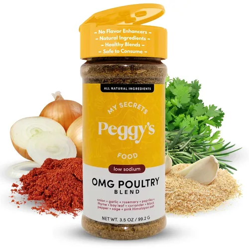 Vista 16 de My Secrets Peggy's Food Everything Bagel Seasoning - Mezcla prémium con sal rosa del Himalaya, semillas de amapola y ajo, cobertura crujiente