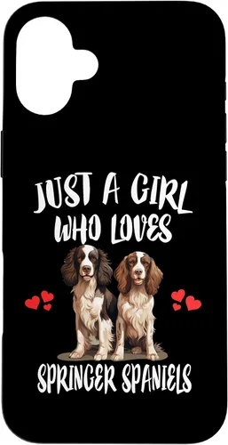 Vista 23 de Just A Girl Who Loves Springer Spaniels Dog Case for iPhone 17
