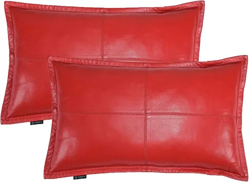 Vista 21 de Funda de almohada rectangular de piel de cordero – Funda de cojín para sofá – Fundas decorativas para sala de estar y dormitorio, caja negra