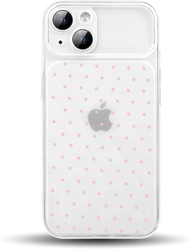 Vista 11 de NITITOP Funda para iPhone 17, diseño de lunares transparentes, color negro