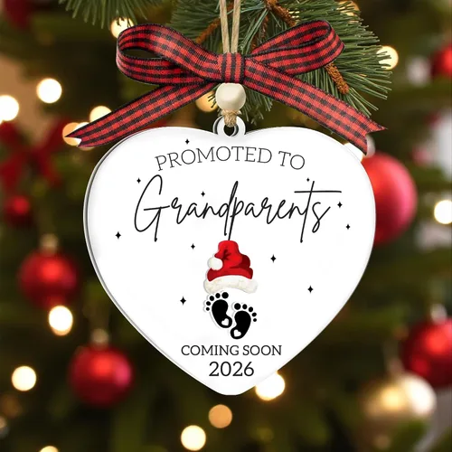 Vista 13 de Adornos de Navidad Familiares 2025, Nuestro Primer Adorno de Navidad como Familia de 3, Adorno de Árbol de Navidad, Adornos de Primer Navidad