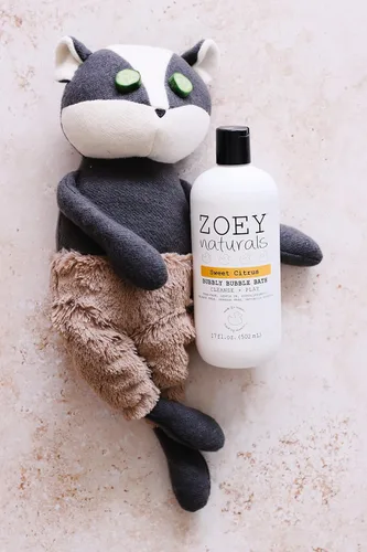 Vista 7 de Zoey Naturals - Baño de burbujas de cítricos dulces para niños y bebés, jabón orgánico sin lágrimas, no tóxico para niños con aloe hidratante