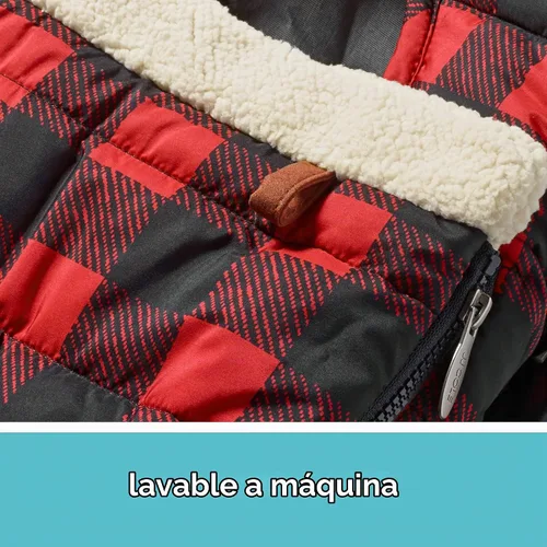 Vista 5 de JJ Cole Funda de asiento de coche de invierno para bebé, funda de asiento de automóvil de invierno para asiento de bebé o cochecito - Fundas