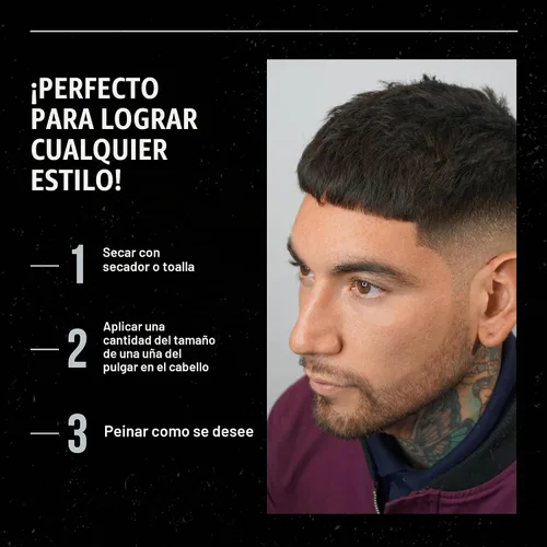 Vista 5 de Victory Crown Pomada mate – Cera de peinado de alta sujeción, sin brillo