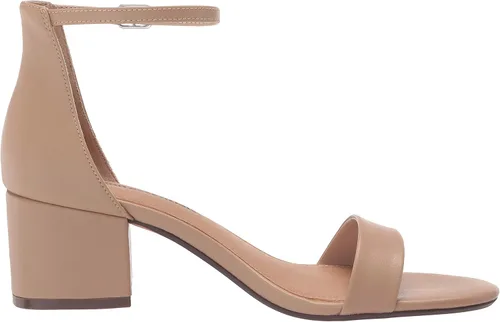 Vista 6 de Tienda Essentials - Sandalias de tacón con dos correas para mujer