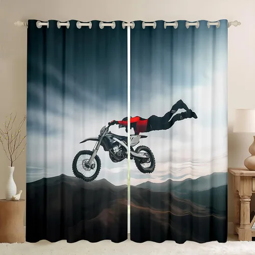 Vista 15 de Cortinas Opacas con Estampado de Piel de Vaca 30%-50% Cortinas Oscurecedoras de Piel de Animal de Granja Occidental para Dormitorio Sala de Estar