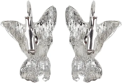 Vista 5 de NEWEI Aretes esmaltados con clip francés de Chihuahua para mujer, aretes colgantes para chihuahua, regalo de joyería