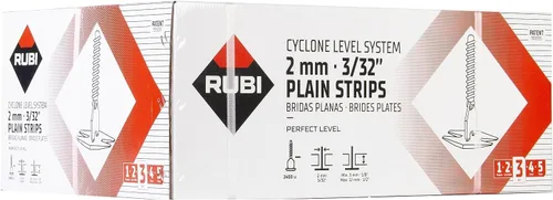 Vista 7 de Clips de base plana Cyclone de 3/32 pulgadas (0.079 in) – 2400 piezas – Espaciadores profesionales para azulejos, herramientas de azulejos