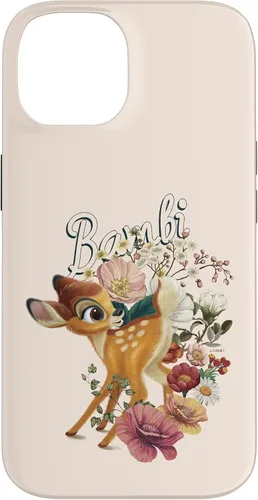 Vista 4 de Funda con logotipo de retrato floral Bambi para iPhone 16 Disney