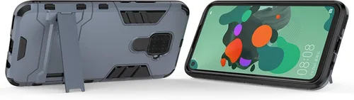 Vista 3 de Funda para Huawei Mate 30 Lite/Nova 5i Pro (6.26 pulgadas) 2 en 1 a prueba de golpes con función de atril Hybrid Dual Layer Armor Defender Funda