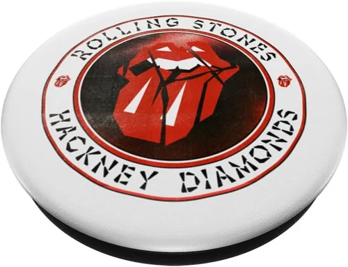 Vista 2 de PopGrip estándar oficial con el logotipo de The Rolling Stones HD Circle