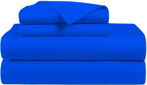 Vista 10 de AMAY Sábanas de 500 hilos 100% algodón egipcio tamaño individual, sábanas para cama de tamaño individual, algodón de fibra extra larga, calidad