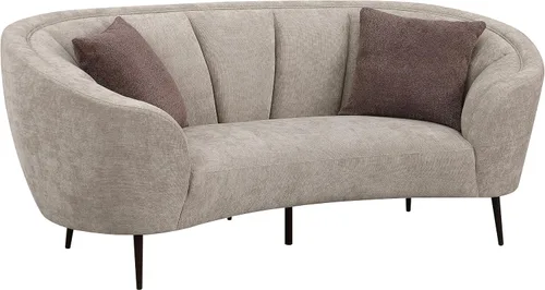 Vista 8 de Coaster Home Furnishings Ellorie - Juego de sofá curvado tapizado de 2 piezas, color beige