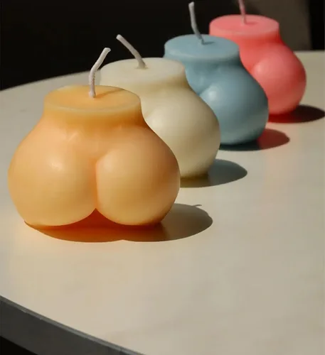 Vista 4 de Moldes de vela – Molde de silicona para hacer velas, moldes 3D de bricolaje para cera de soja, cera de abejas, vela perfumada, regalos del día