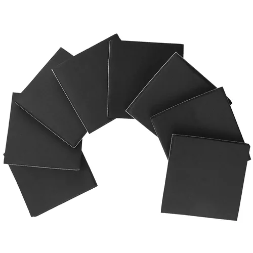 Vista 9 de DGSL 8 hojas de espuma autoadhesivas, 1/2 pulgada de grosor x 4 x 4 pulgadas, almohadilla de espuma de celda cerrada, láminas de goma de neopreno