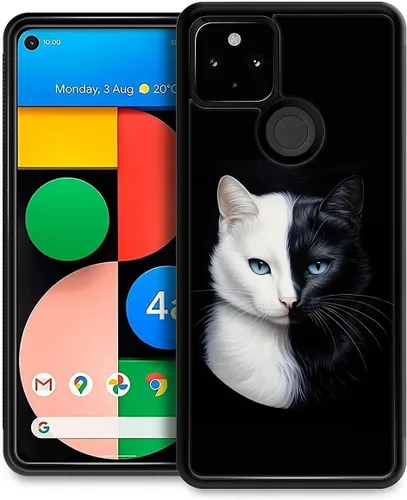 Vista 17 de CARLOCA Funda compatible con Google Pixel 4A 5G, diseño gráfico de moda, a prueba de golpes, antiarañazos, protección contra caídas, para Google