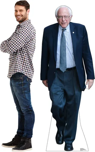 Vista 3 de Cardboard People Bernie Sanders Figura de Cartón Recortable de Tamaño Real