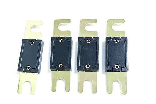 Vista 3 de Fusible ANL de 160 A, 160 A, 32 V, fusible ANL chapado en oro de 160 A, adecuado para sistema de radio de automóvil y audio y video (paquete de 4)