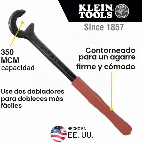Vista 2 de Klein Tools 50400 Doblador de Cable, 12 Pulgadas 12 Pulgadas