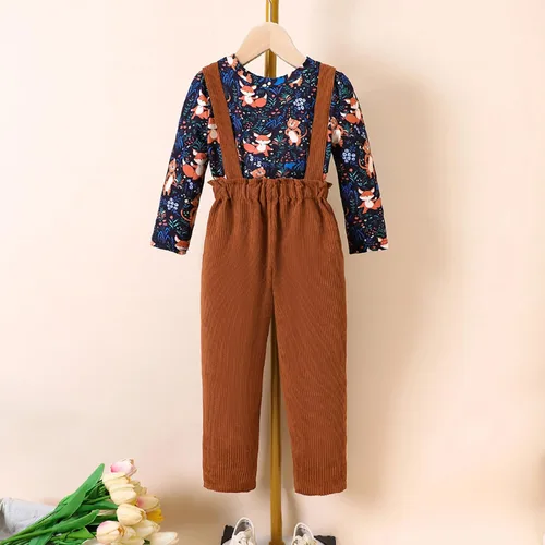 Vista 3 de Conjunto de sudadera con capucha de gran tamaño para bebé, pantalones largos, sudadera de 2 piezas para otoño e invierno