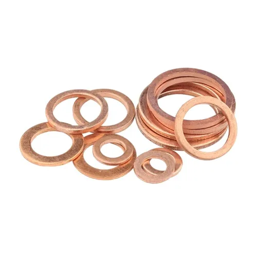 Vista 5 de 1-50Pcs M4 M5 M6 M8 M10 M12 M14 M16 M18 M20 M22 M24 M27~M60 Copper Solid Gasket Shim Flat Washers Ring Spacer Rings Seal Plain Washer Washers