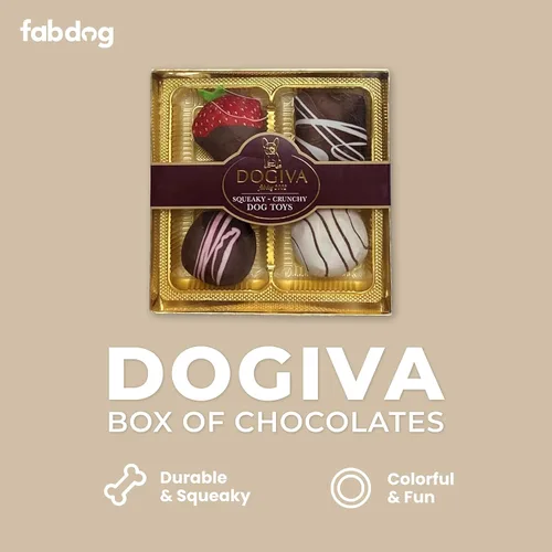 Vista 2 de fabdog Dogiva Chocolates - Juguete para perros