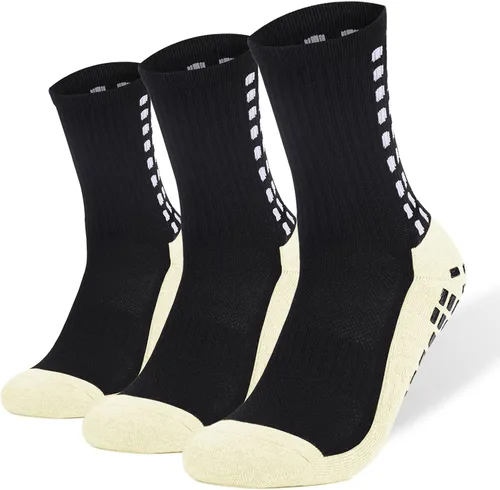 Vista 2 de wonhag Calcetines de fútbol para hombre antideslizantes 134 pares de almohadillas antideslizantes para fútbol, baloncesto, deportes con pinzas