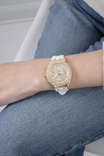 Vista 7 de GUESS Ladies Sport Multifunction Crystal Cut-Thru 38mm Watch